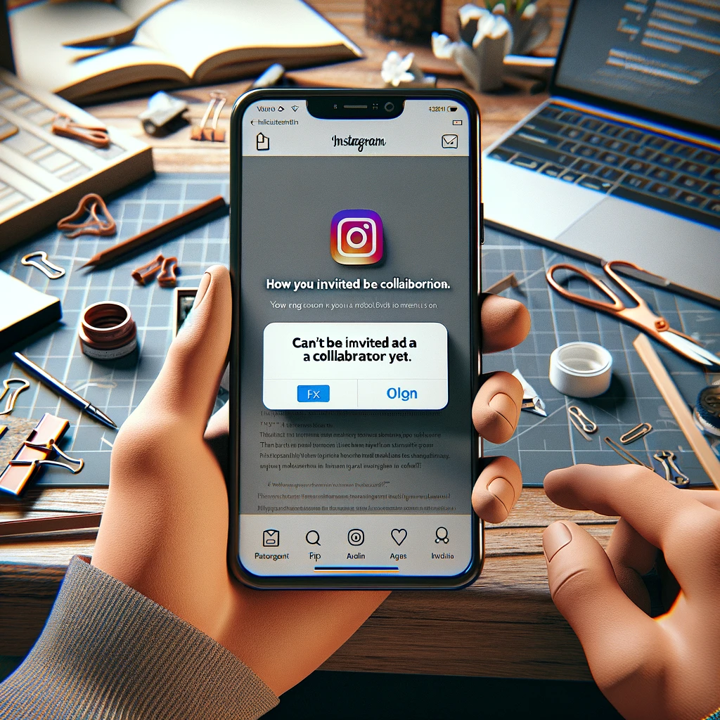 invite collaborator not showing on instagram
