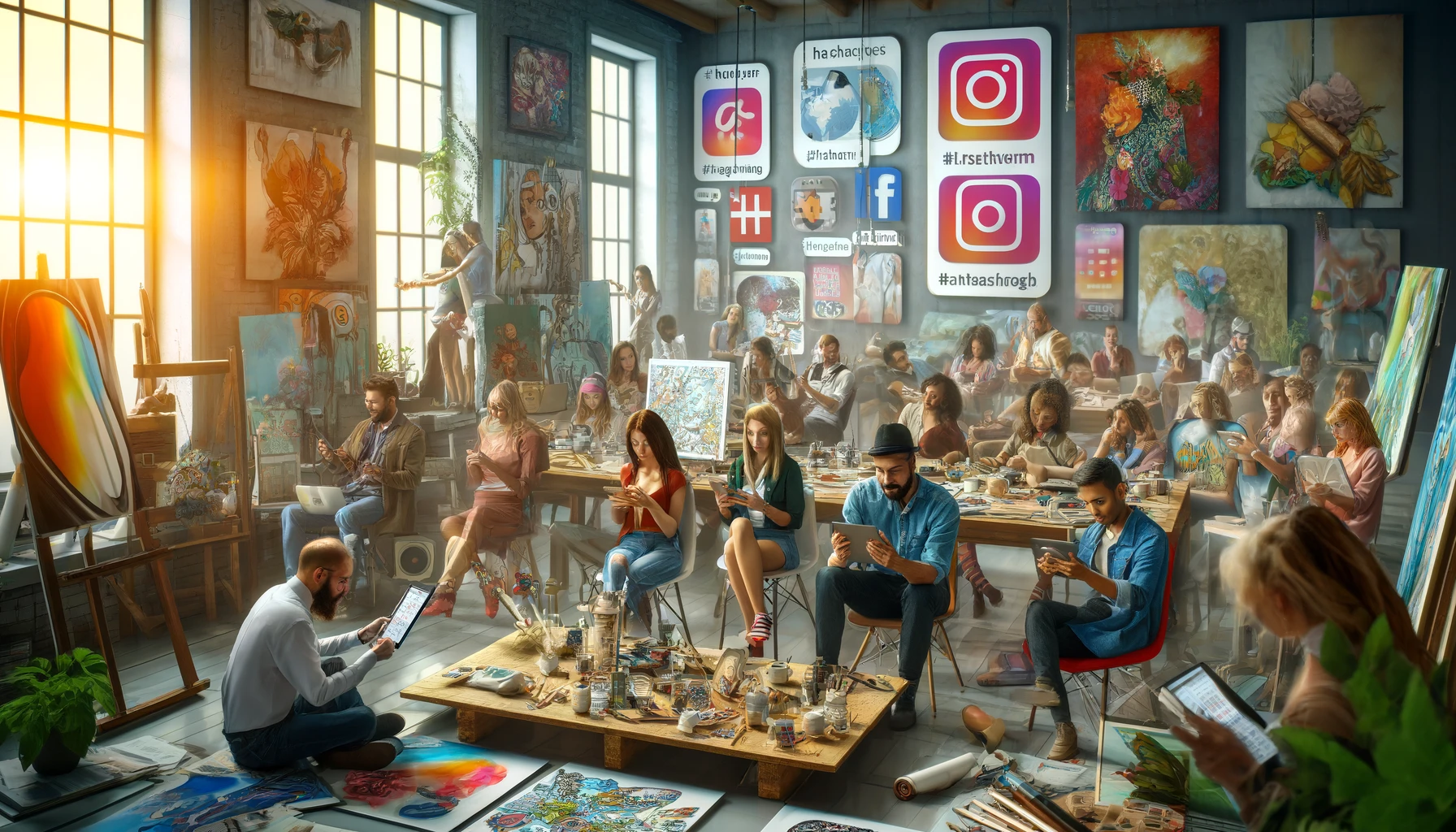 artwork hashtags