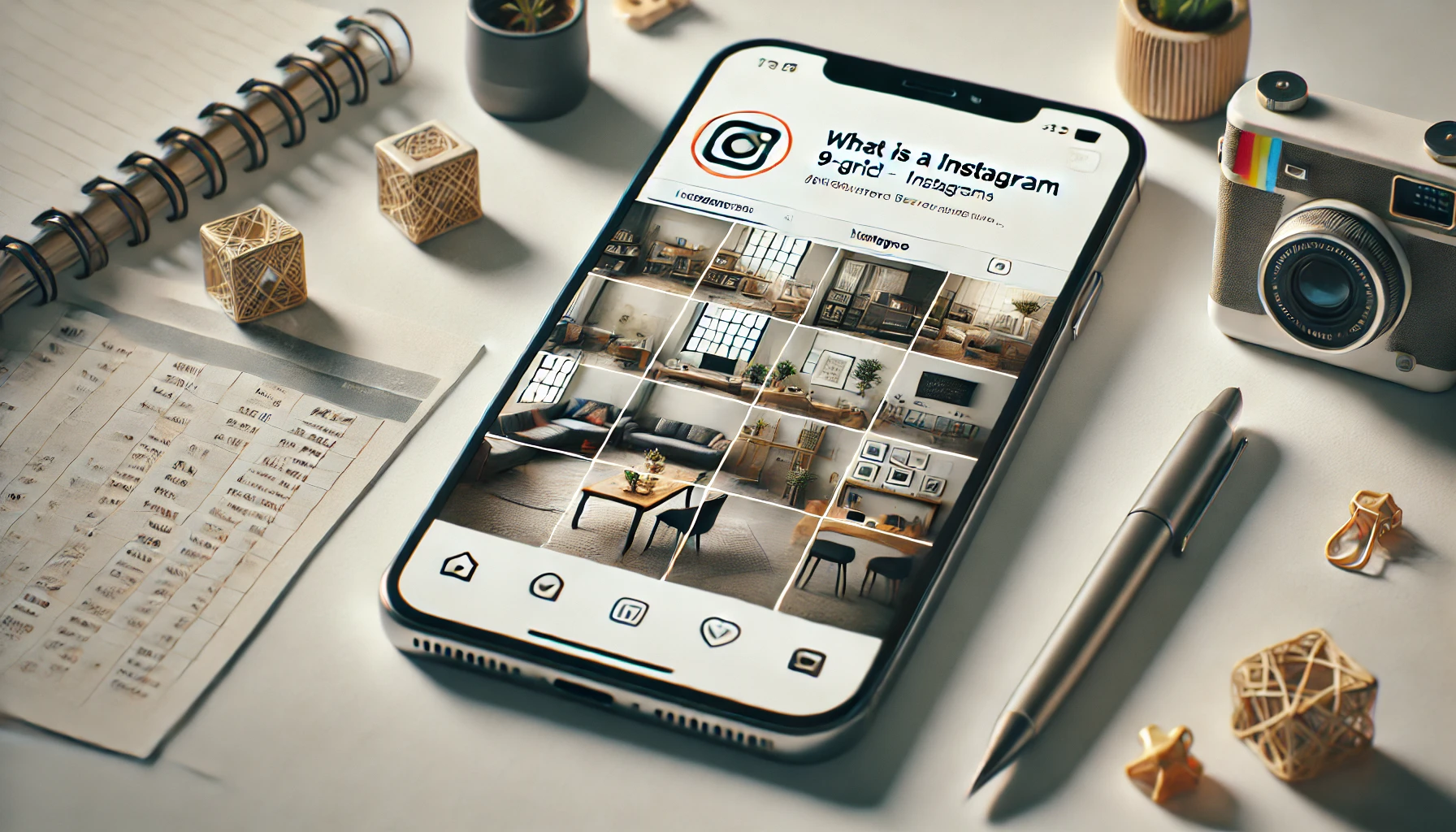 what is a 9 grid instagram