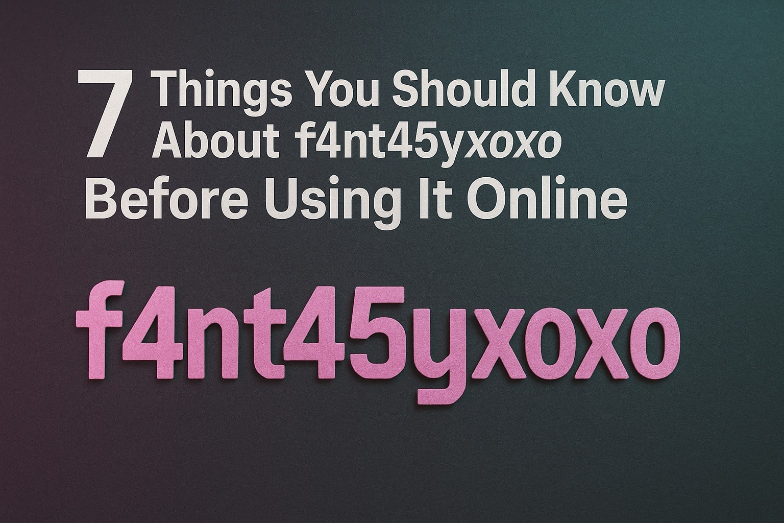 f4nt45yxoxo